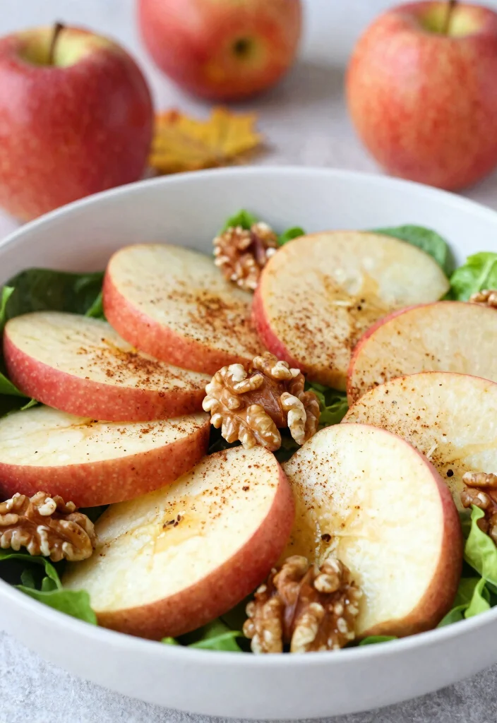 7-Day Mediterranean Diet Meal Plan with 18 Recipes - Day 17: Spiced Apple and Walnut Salad 1