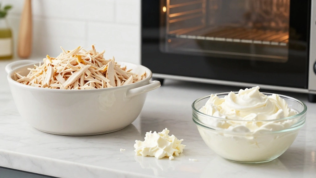 Best Buffalo Chicken Dip Recipe - Creamy & Spicy - Step 1: Prepare Ingredients 1