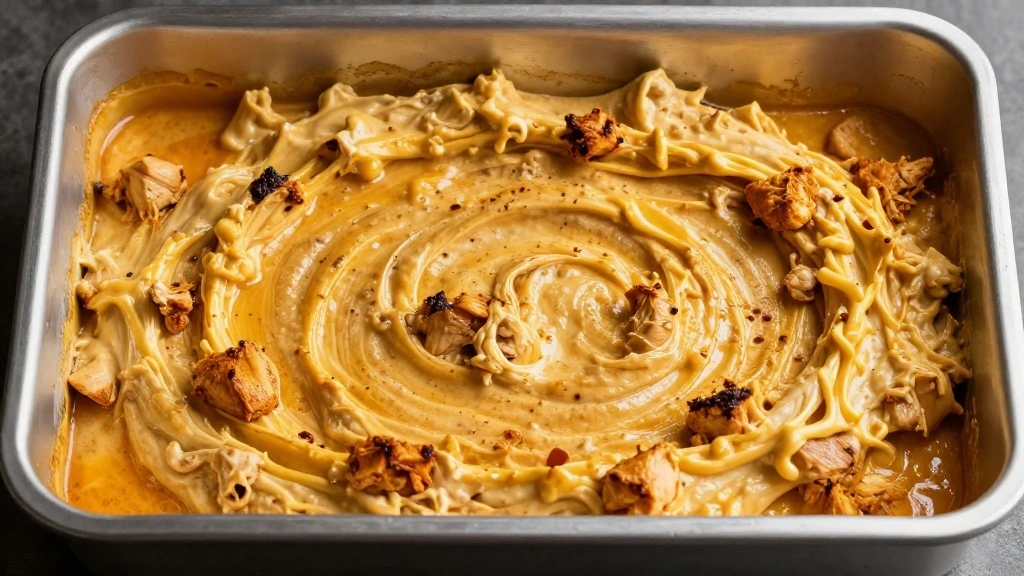 Best Buffalo Chicken Dip Recipe - Creamy & Spicy - Step 6: Transfer to Baking Dish 1