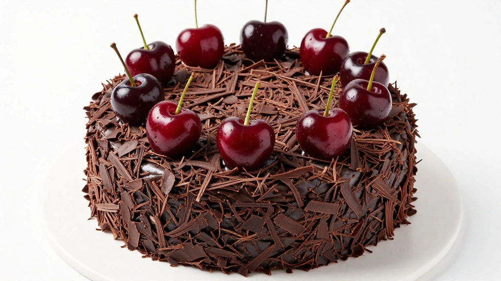 Classic Black Forest Cake Recipe - Chocolate, Cherries & Cream - Step 8: Decorate the Cake 1