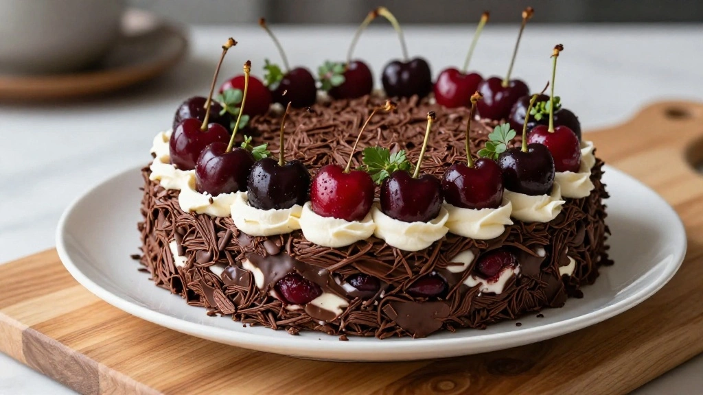 Classic Black Forest Cake Recipe - Chocolate, Cherries & Cream