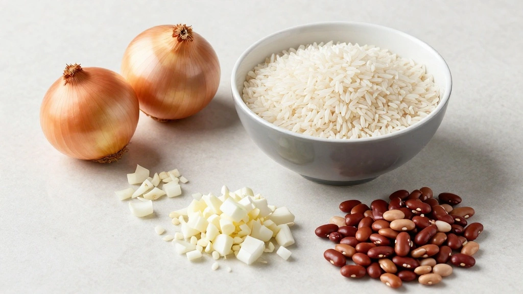 Classic Rice and Beans Recipe - Simple & Flavorful - Step 1: Prepare Ingredients 1