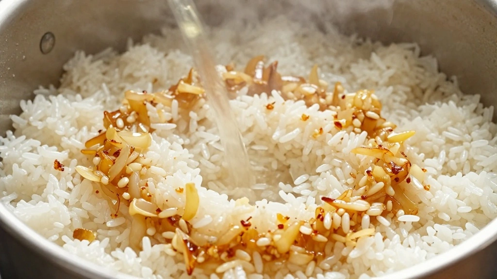 Classic Rice and Beans Recipe - Simple & Flavorful - Step 3: Toast Rice 1