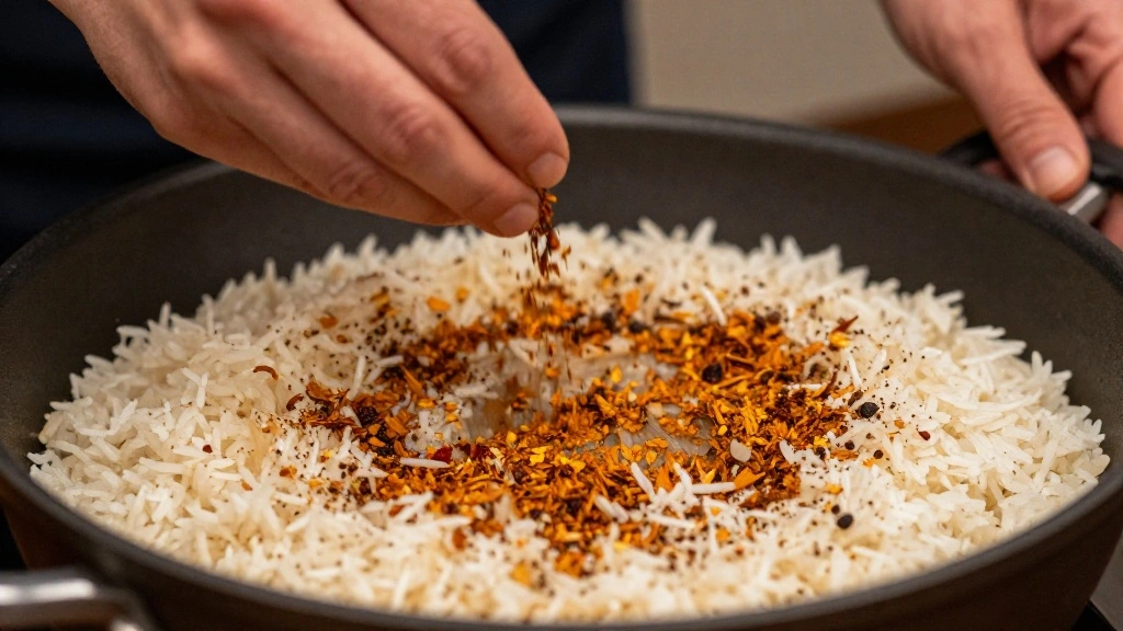 Classic Rice and Beans Recipe - Simple & Flavorful - Step 4: Add Seasonings 1