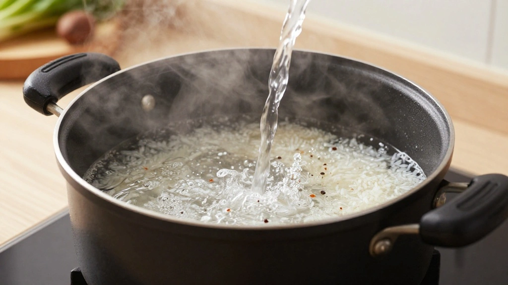 Classic Rice and Beans Recipe - Simple & Flavorful - Step 5: Pour in Water 1