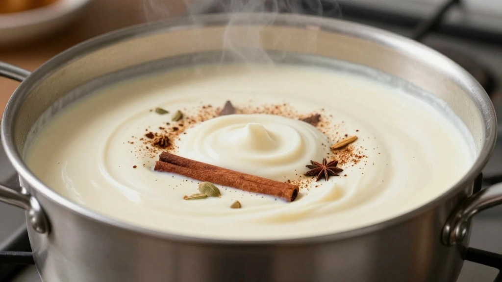 Dubai Chocolate Bar Recipe - Rich, Luxurious & Easy to Make - Step 3: Infuse the Cream 1