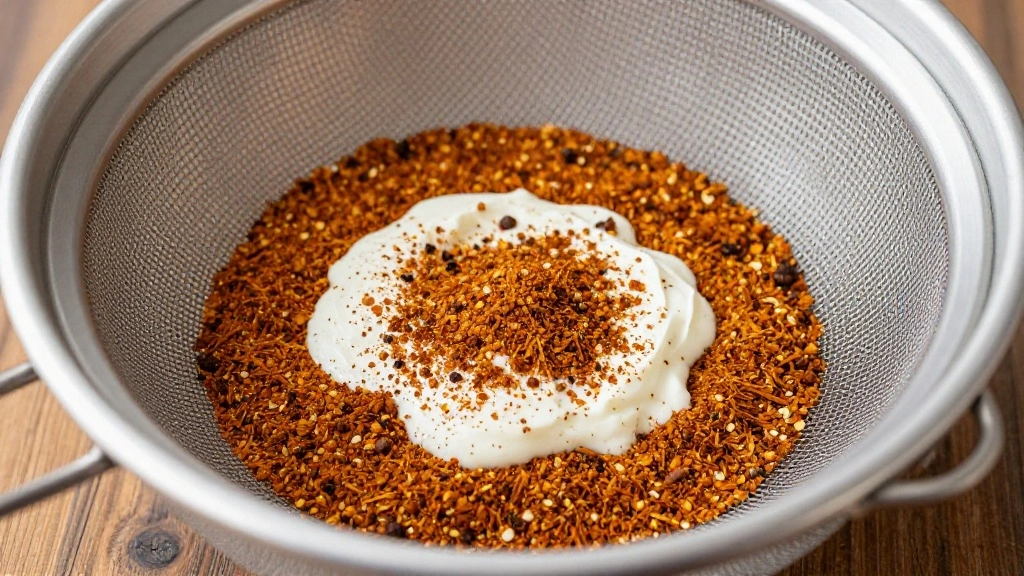 Dubai Chocolate Bar Recipe - Rich, Luxurious & Easy to Make - Step 4: Strain the Cream 1