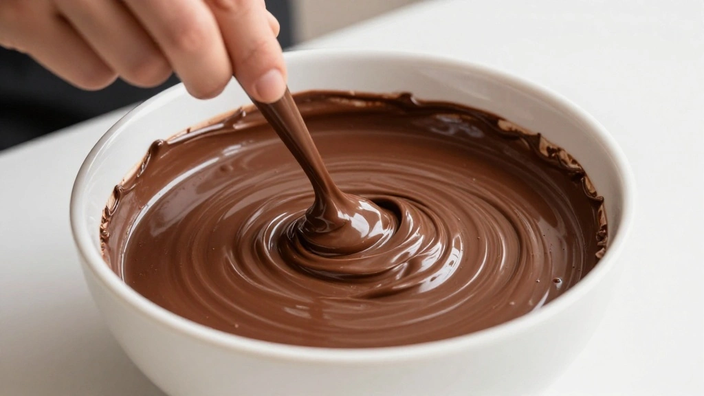 Dubai Chocolate Bar Recipe - Rich, Luxurious & Easy to Make - Step 5: Combine Chocolate and Cream 1