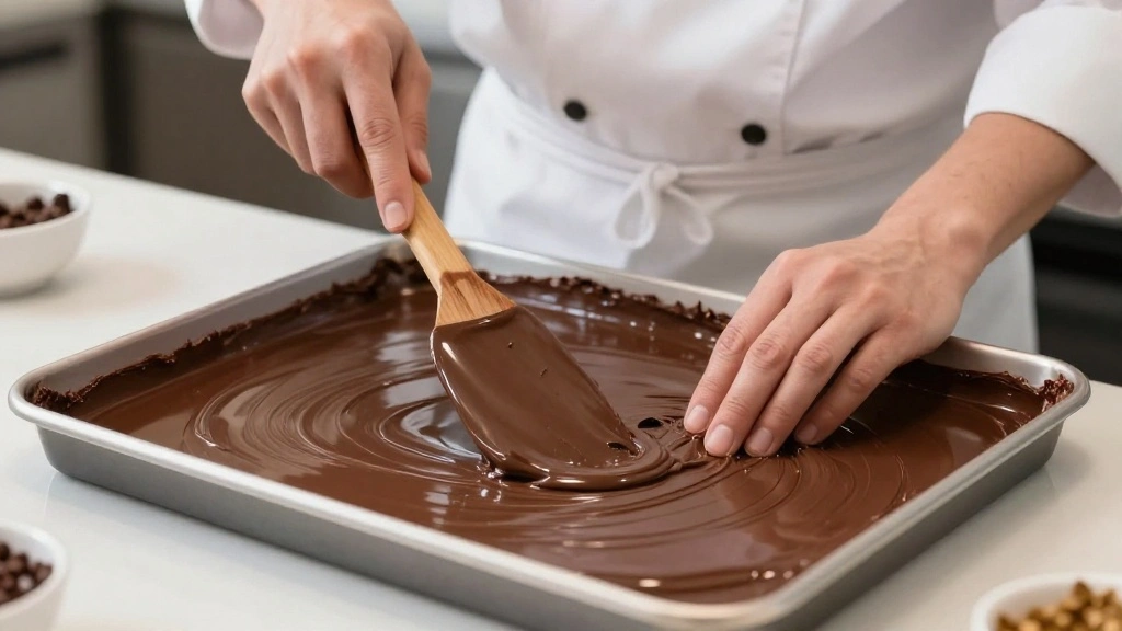 Dubai Chocolate Bar Recipe - Rich, Luxurious & Easy to Make - Step 7: Pour the Chocolate Mixture 1