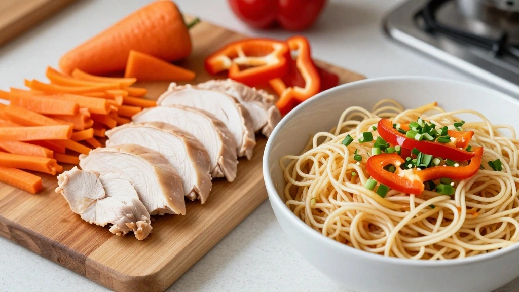 Easy Chicken Chow Mein Recipe - Better Than Takeout - Step 1: Prepare Ingredients 1