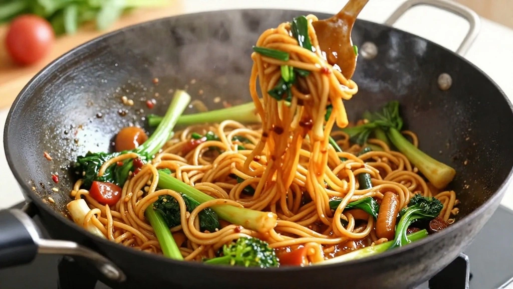 Easy Chicken Chow Mein Recipe - Better Than Takeout - Step 7: Combine Noodles and Sauce 1