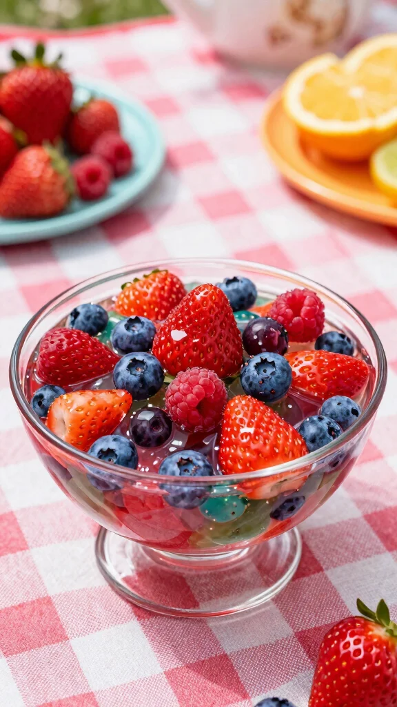 10 Fruit Cocktail Jello Recipes for Parties and Potlucks - 2. Berry Burst Delight 1