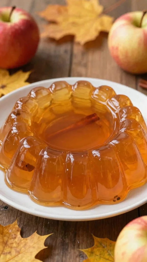 10 Fruit Cocktail Jello Recipes for Parties and Potlucks - 9. Spiced Apple Cider Jello 1