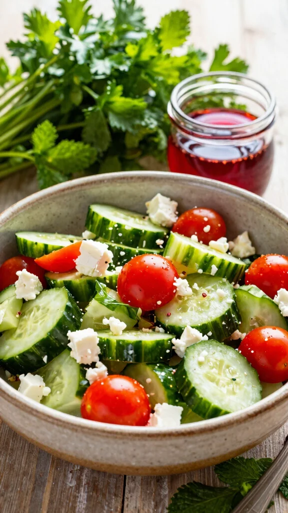 10 Mediterranean Cucumber Salad Recipes for Crisp, Cool, Refreshing Bites - 1. Classic Mediterranean Cucumber Salad 1