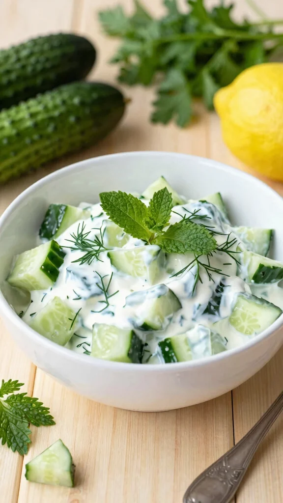 10 Mediterranean Cucumber Salad Recipes for Crisp, Cool, Refreshing Bites - 2. Greek Yogurt Cucumber Salad 1