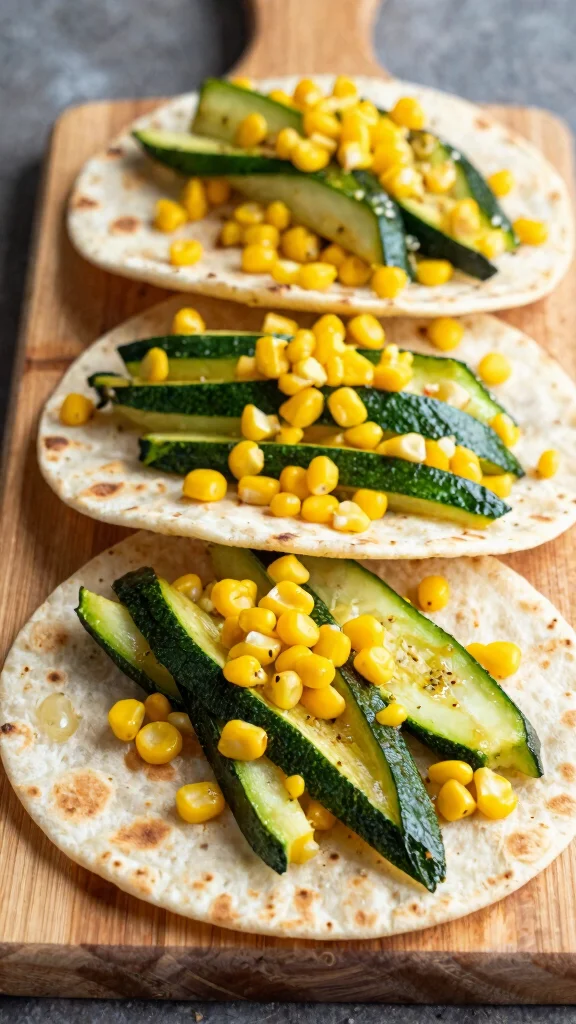 10 Mediterranean Flatbread Recipes for Easy Meals, Snacks, and Appetizers - 10. Zucchini and Corn Flatbread 1