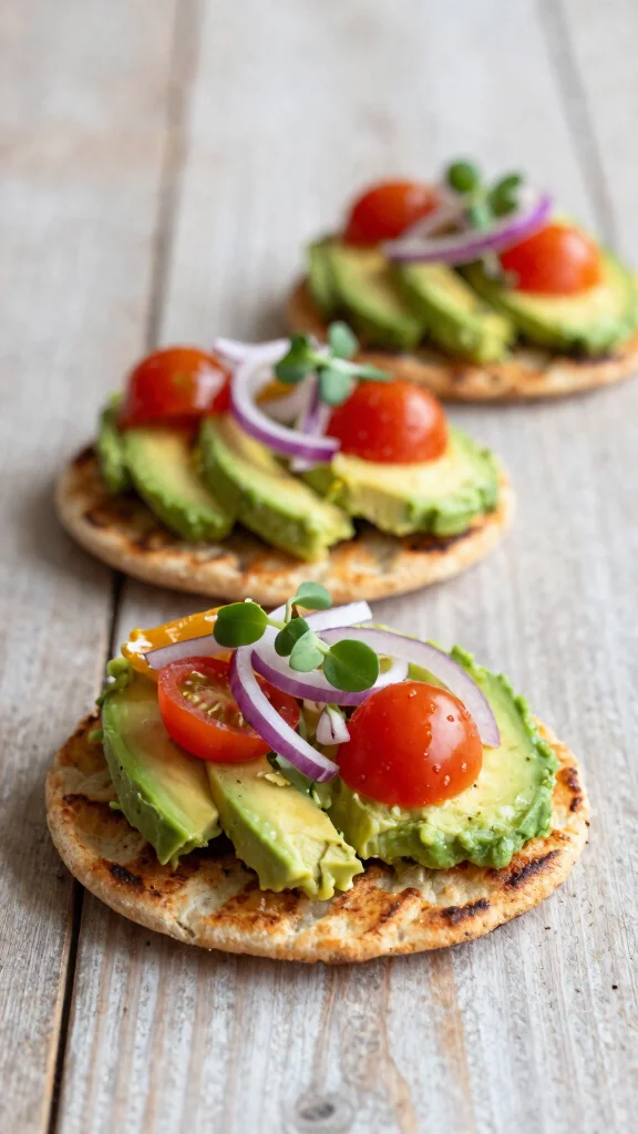 10 Mediterranean Flatbread Recipes for Easy Meals, Snacks, and Appetizers - 2. Mediterranean Avocado Toast 1