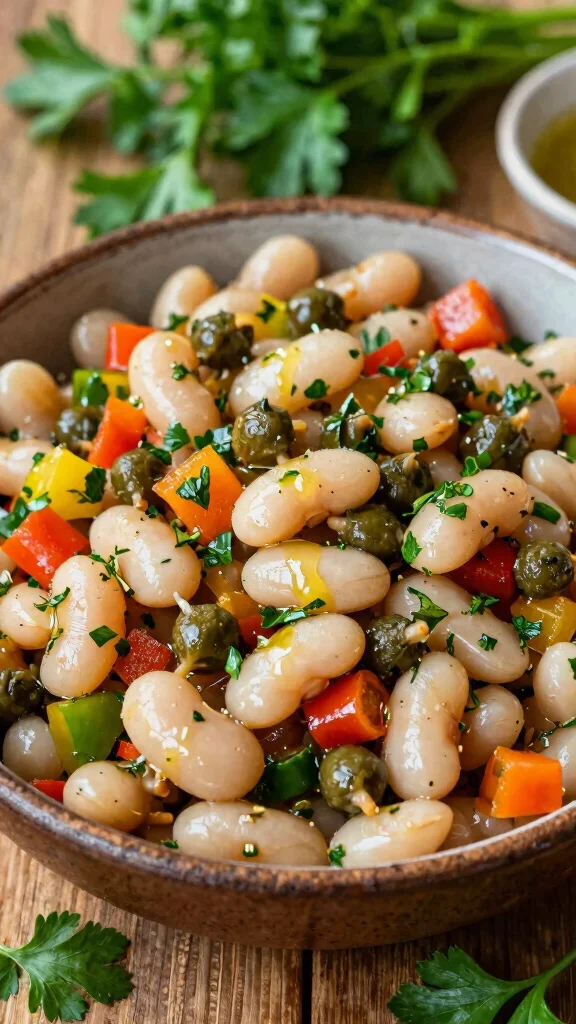 10 Mediterranean White Bean Salad Recipes for Light and Satisfying Meals - 8. Mediterranean White Bean Salad with Capers and Herbs 1