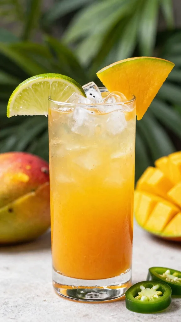 10 Spicy Paloma Cocktail Recipes with Heat and Bright Citrus Flavor - 3. Spicy Mango Paloma 1