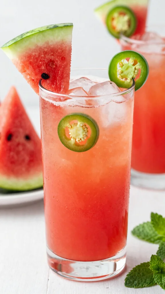 10 Spicy Paloma Cocktail Recipes with Heat and Bright Citrus Flavor - 5. Watermelon Jalapeño Paloma 1