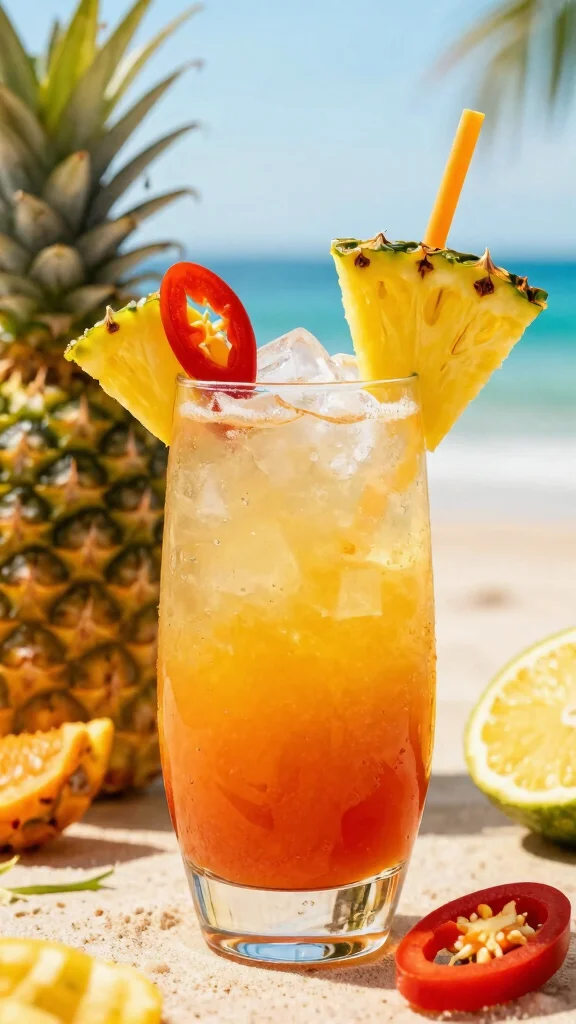 10 Spicy Paloma Cocktail Recipes with Heat and Bright Citrus Flavor - 6. Pineapple Habanero Paloma 1
