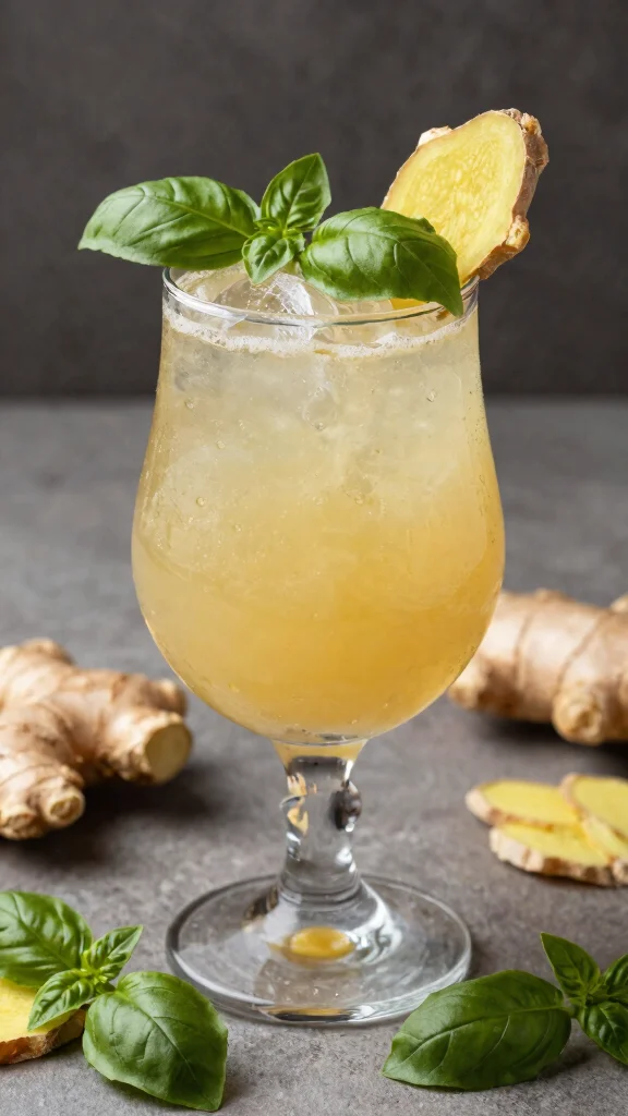 11 Gin Basil Smash Recipes for Bright, Herbaceous Sipping - 4. Ginger Basil Smash 1