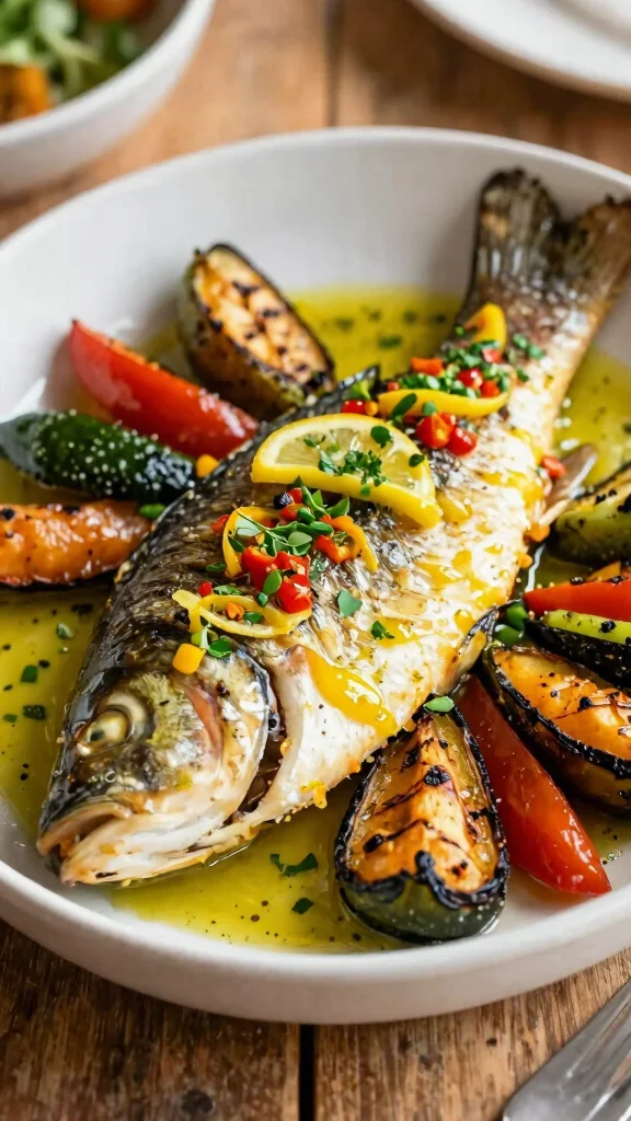 11 Mediterranean Baked Fish Recipes for Simple and Delicious Dinners - 10. Chili Lemon Baked Trout 1