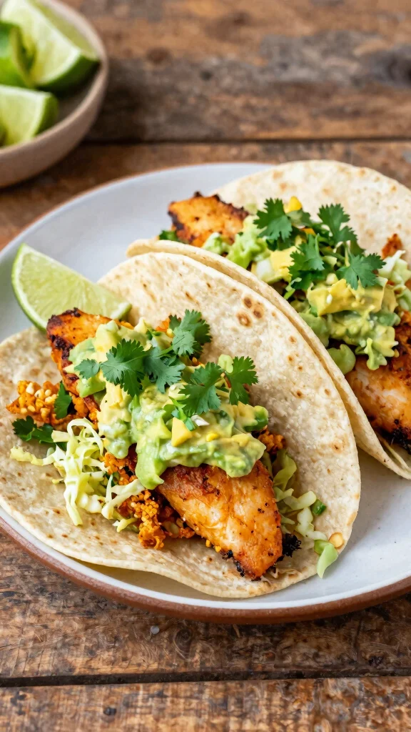11 Mediterranean Baked Fish Recipes for Simple and Delicious Dinners - 11. Baked Fish Tacos with Avocado Salsa 1