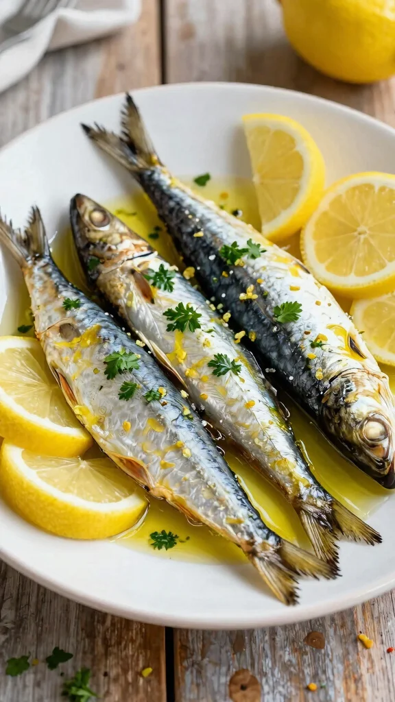11 Mediterranean Baked Fish Recipes for Simple and Delicious Dinners - 7. Baked Sardines with Lemon and Parsley 1