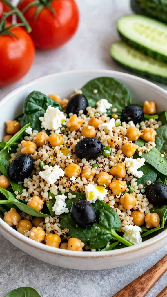 11 Mediterranean Chickpea Salad Recipes for Fresh, Easy Everyday Eating - 2. Mediterranean Quinoa and Chickpea Salad 1