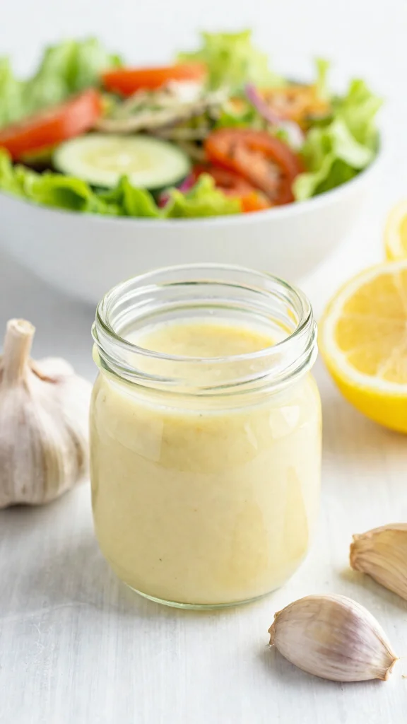 11 Mediterranean Garlic Sauce Recipes for Bold Flavor and Easy Pairing - 10. Garlic Lemon Dressing 1
