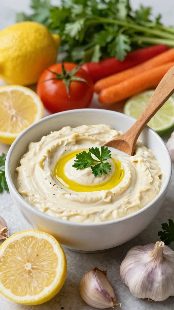 11 Mediterranean Garlic Sauce Recipes for Bold Flavor and Easy Pairing - 4. Lemon Garlic Tahini Sauce 1