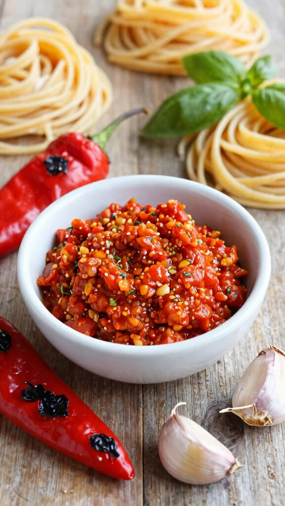 11 Mediterranean Garlic Sauce Recipes for Bold Flavor and Easy Pairing - 8. Roasted Red Pepper Garlic Sauce 1