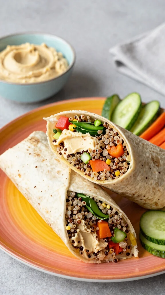 11 Mediterranean Quinoa Salad Recipes for Fresh and Filling Meals - 11. Mediterranean Quinoa Salad Wraps 1