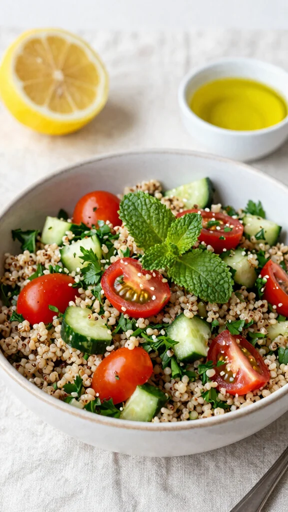 11 Mediterranean Quinoa Salad Recipes for Fresh and Filling Meals - 4. Mediterranean Quinoa Tabbouleh 1