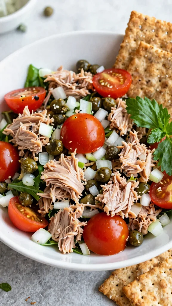 11 Mediterranean Tuna Salad Recipes for Quick and Protein-Packed Meals - 10. Mediterranean Tuna Salad with Capers 1