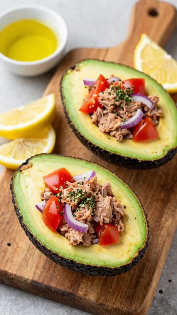 11 Mediterranean Tuna Salad Recipes for Quick and Protein-Packed Meals - 6. Mediterranean Tuna Salad Stuffed Avocados 1