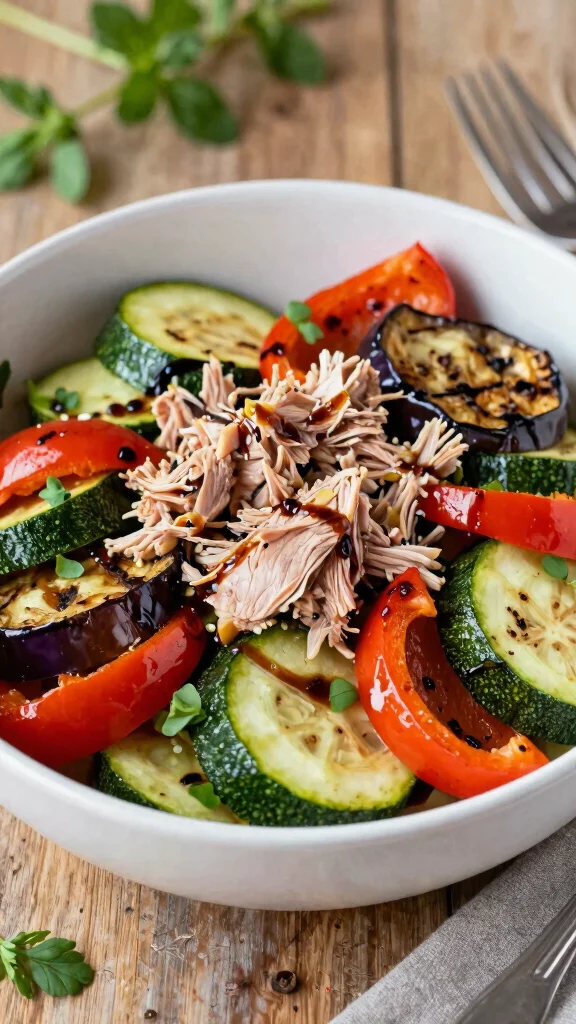 11 Mediterranean Tuna Salad Recipes for Quick and Protein-Packed Meals - 8. Mediterranean Tuna Salad with Roasted Vegetables 1