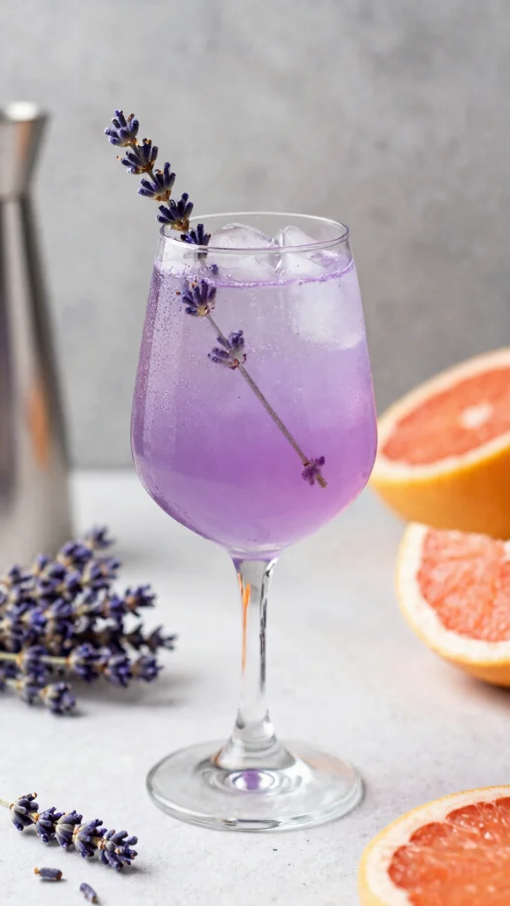 11 Paloma Cocktail Tequila Recipes with Citrus, Spice, and Sparkle - 8. Lavender Paloma 1