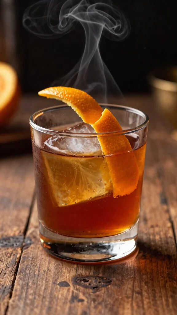 11 Smoked Old Fashioned Recipes for a Richer Cocktail Night - 10. Ginger Smoked Old Fashioned 1