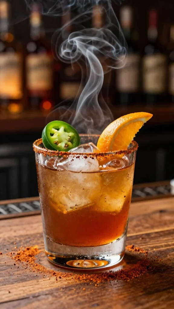 11 Smoked Old Fashioned Recipes for a Richer Cocktail Night - 3. Spicy Smoked Old Fashioned 1
