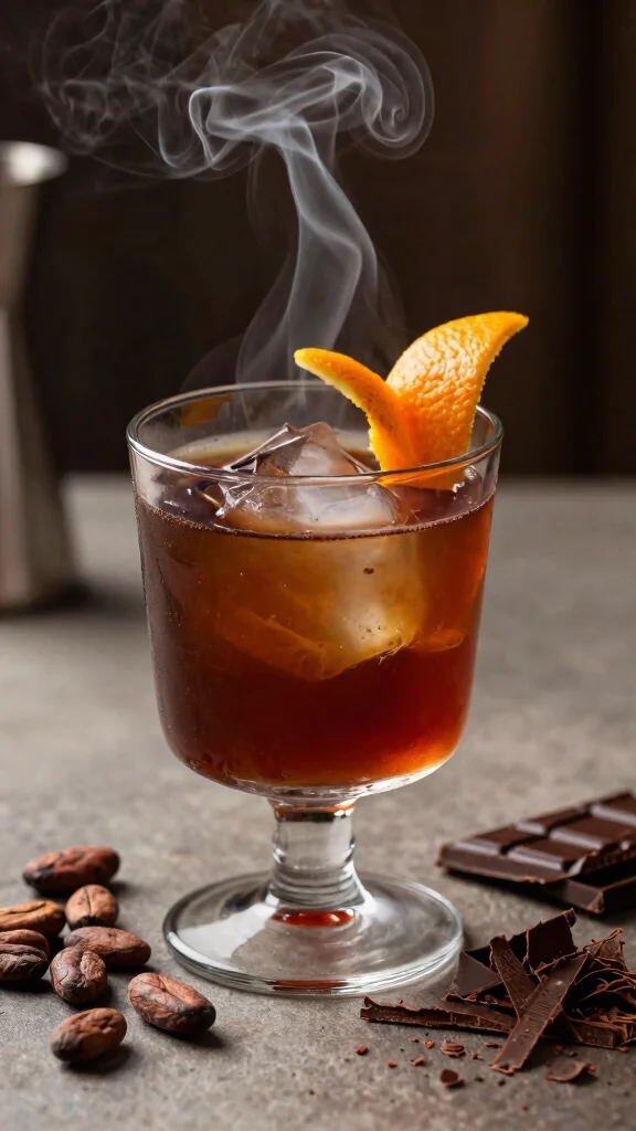 11 Smoked Old Fashioned Recipes for a Richer Cocktail Night - 5. Chocolate Smoked Old Fashioned 1