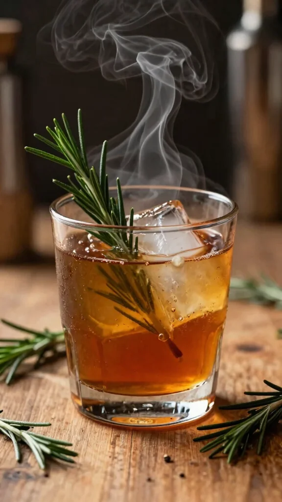 11 Smoked Old Fashioned Recipes for a Richer Cocktail Night - 6. Herbal Smoked Old Fashioned 1