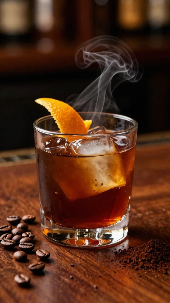 11 Smoked Old Fashioned Recipes for a Richer Cocktail Night - 7. Coffee Smoked Old Fashioned 1