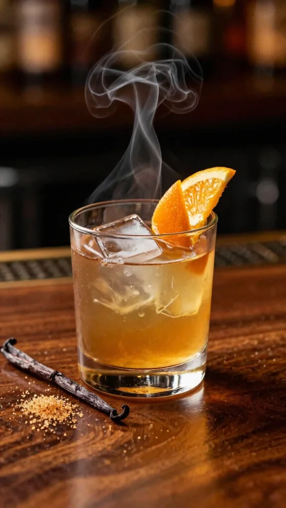 11 Smoked Old Fashioned Recipes for a Richer Cocktail Night - 8. Vanilla Smoked Old Fashioned 1