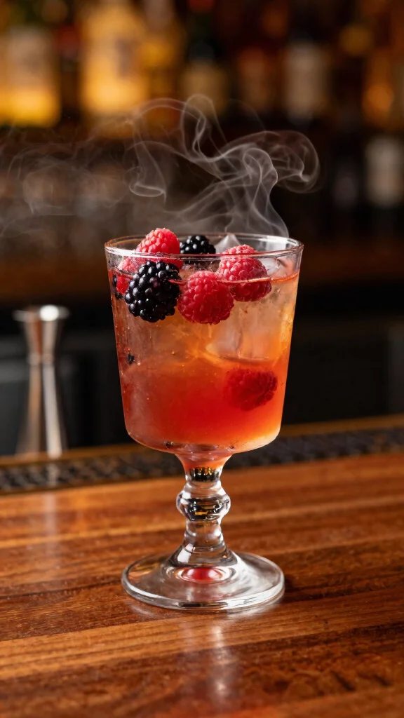 11 Smoked Old Fashioned Recipes for a Richer Cocktail Night - 9. Berry Smoked Old Fashioned 1