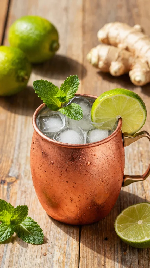 12 Absolut Mandarin Vodka Cocktail Recipes for Bright Citrus Flavor - 1. Mandarin Mule 1