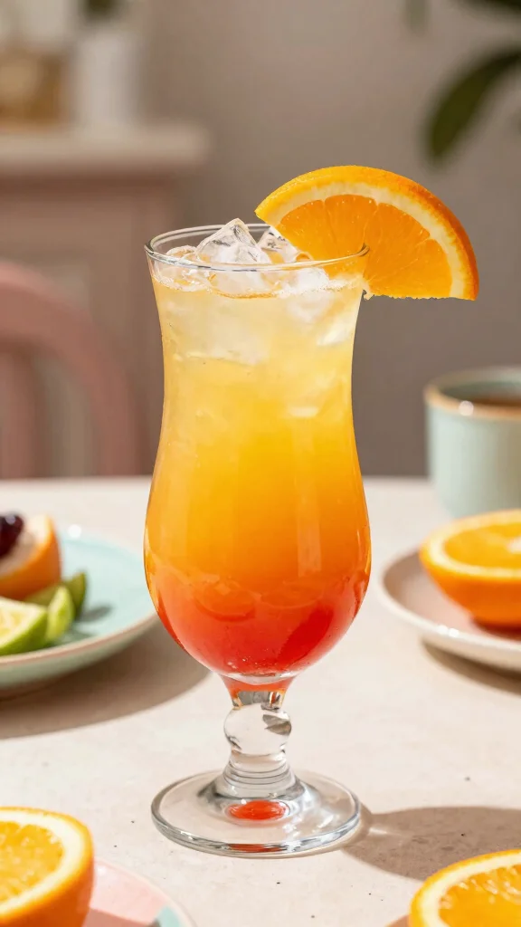 12 Absolut Mandarin Vodka Cocktail Recipes for Bright Citrus Flavor - 2. Citrus Sunrise 1