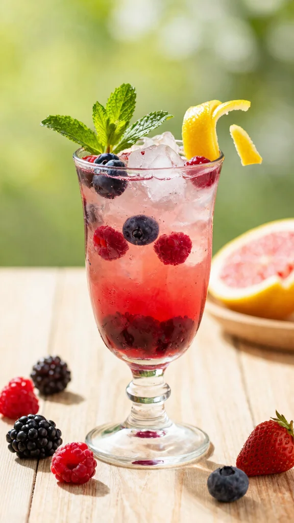 12 Absolut Mandarin Vodka Cocktail Recipes for Bright Citrus Flavor - 4. Mandarin Berry Splash 1