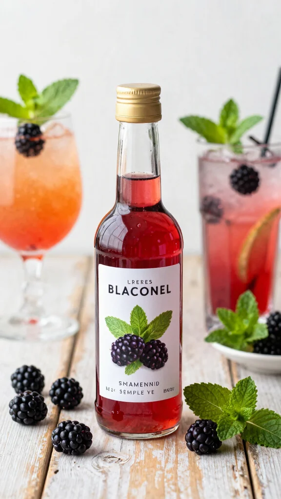 12 Cocktail Simple Syrup Recipes to Upgrade Homemade Drinks - 8. Blackberry Mint Simple Syrup 1